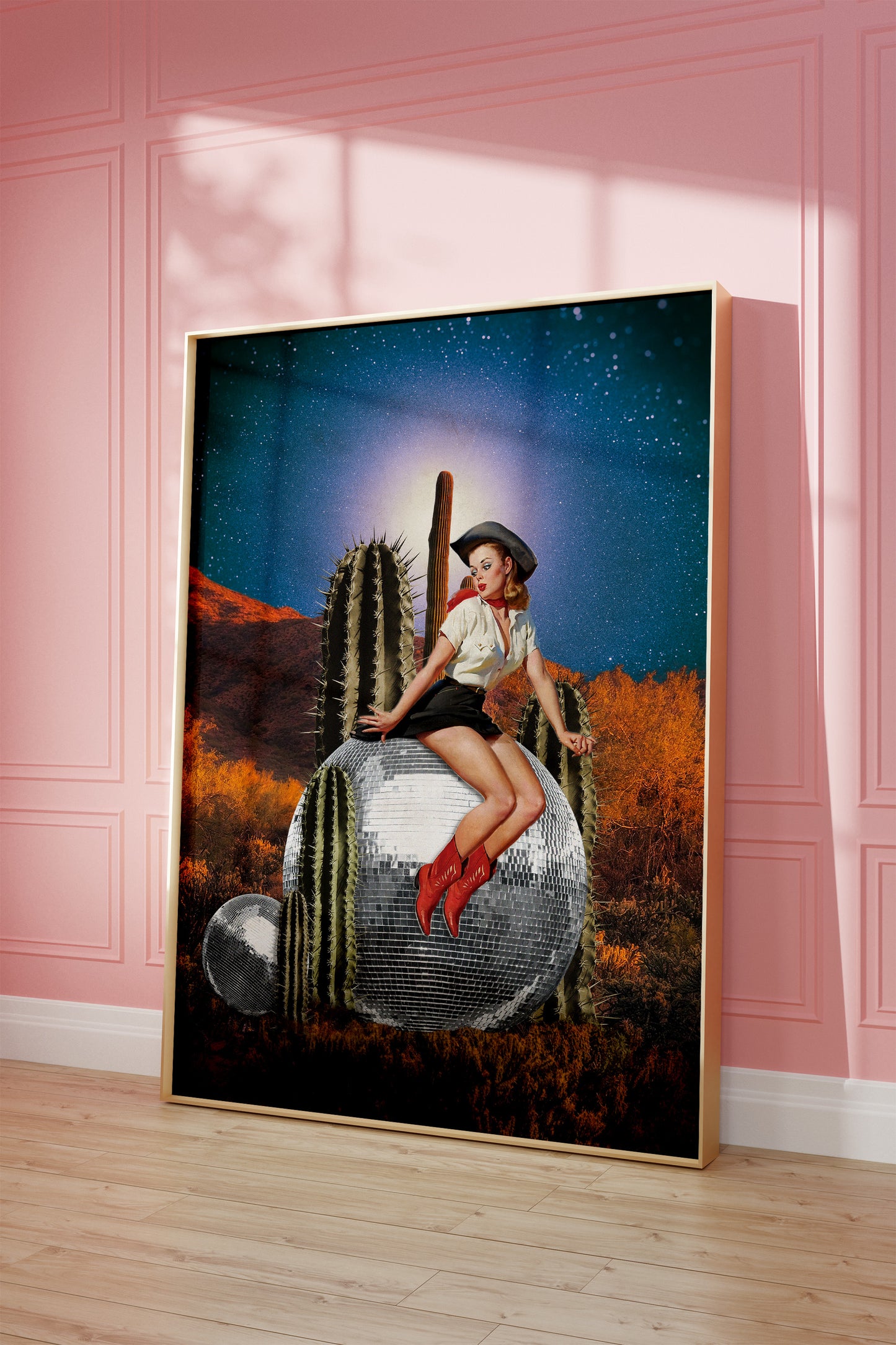 Save a Cowboy, Ride a Discoball.