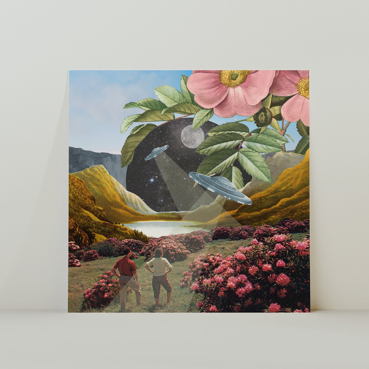 On The Edge Of Abduction Square Print Bev Acton on-the-edge-of-abduction-square-print-bev-acton