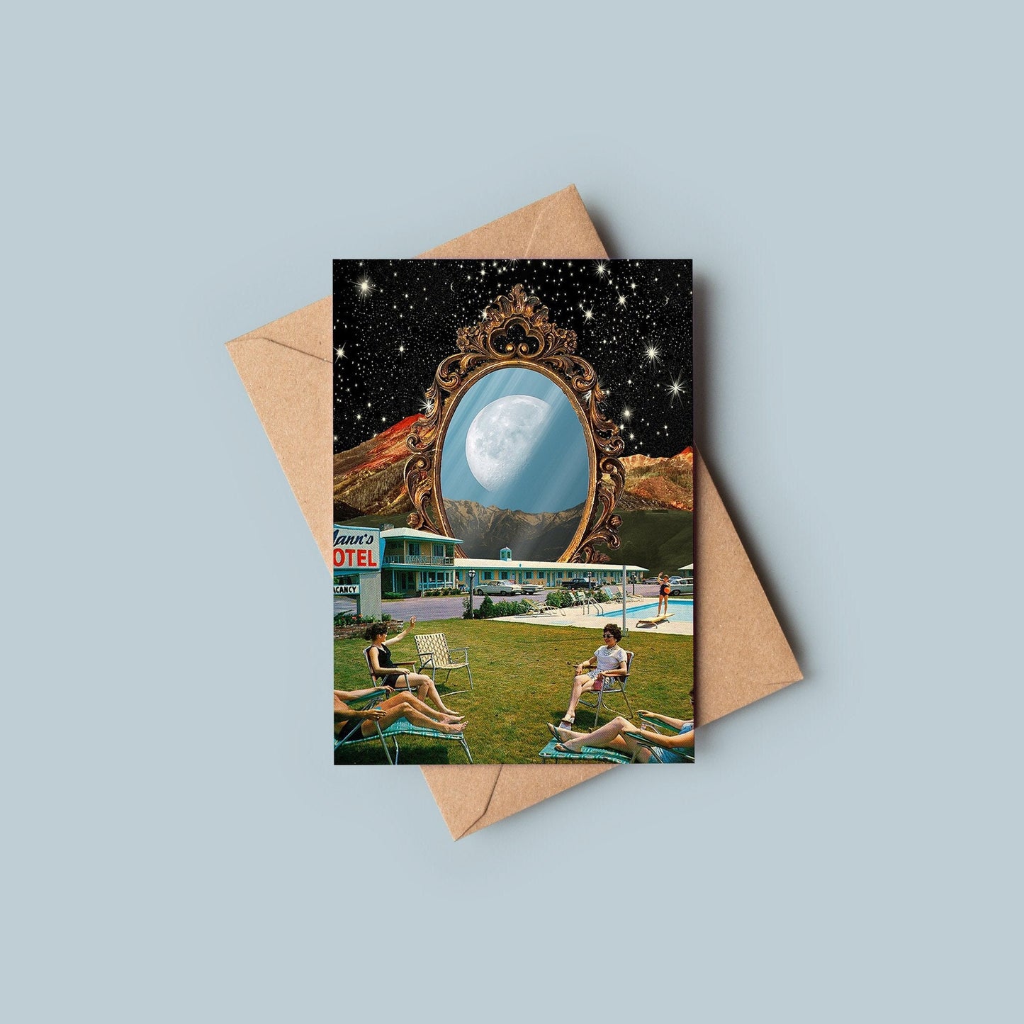 Sueños espejo / Tarjeta de felicitación A6